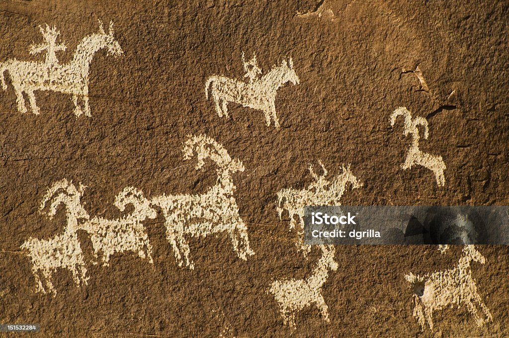 petroglyph - Lizenzfrei Alt Stock-Foto