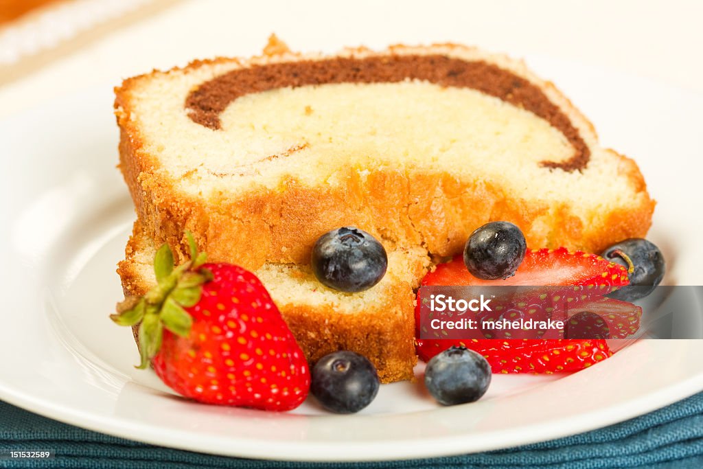 Poundcake en marbre - Photo de Bleu libre de droits