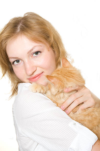 istock woman and cat 151532974