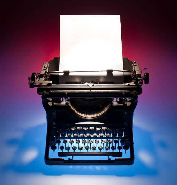 istock Vintage typewriter and paper 151533026