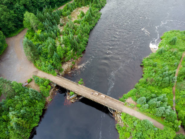 istock Aerial view of Jacques Cartier River 1515330438