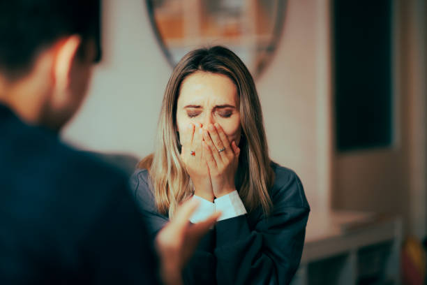 istock Desperate Girlfriend Fighting with her Partner at Home 1515335583