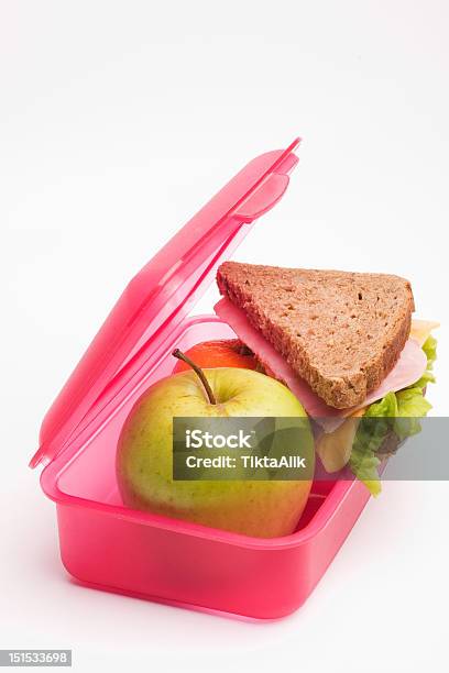 Школьный Обед — стоковые фотографии и другие картинки Коробка для завтрака - Коробка для завтрака, Ребёнок, Ящик