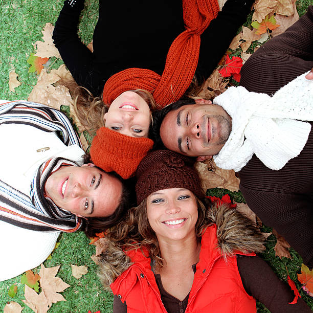 istock Autumn or winter people 151534093
