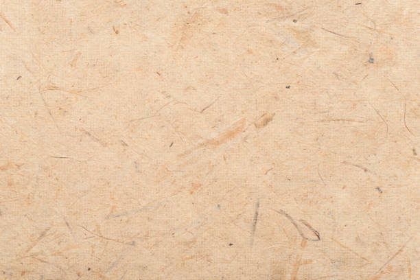 istock Brown mulberry paper texture background 1515342626