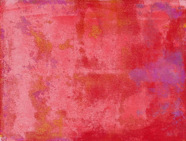 istock Red Grungy Mottled Painted Background 1515345279