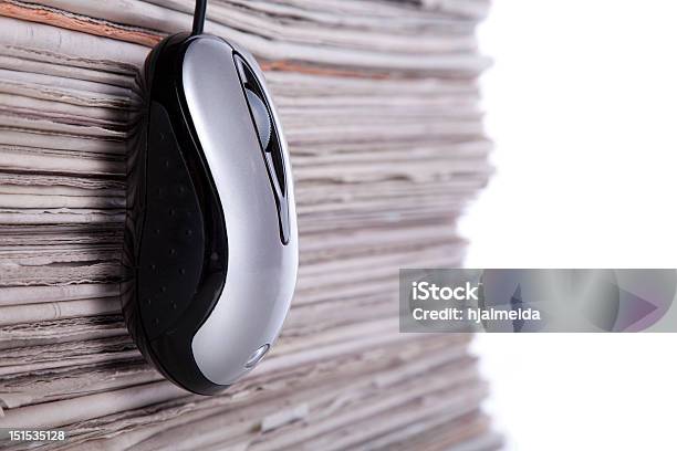 Online News Stock Photo - Download Image Now - Computer Mouse, Concepts, Concepts & Topics