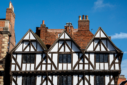 Medieval building in Lincoln, UK