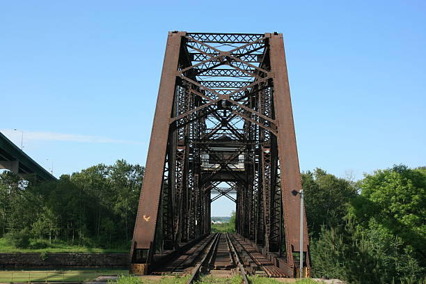 Railroad Bridge stock photo