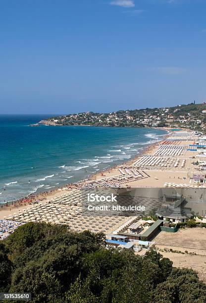 Beach Of Gaeta Stock Photo - Download Image Now - Beach, Blue, Cloud - Sky