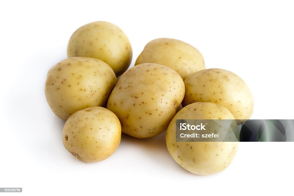 Potatoes Potatoes isolated on a white background. White Background Stock Photo