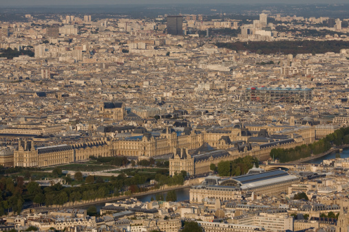 Louvre, view from the Eiffel Tower