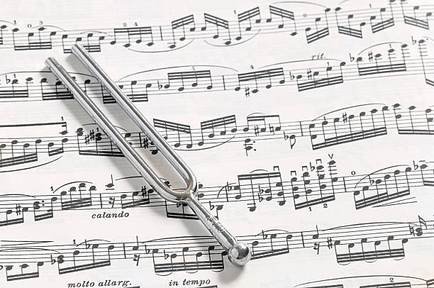 A-440 Tuning Fork and Sheet Music