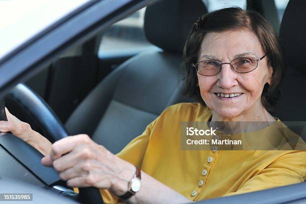 Senior Woman Driving Car Stock Photo - Download Image Now - Active Lifestyle, Active Seniors, Activity