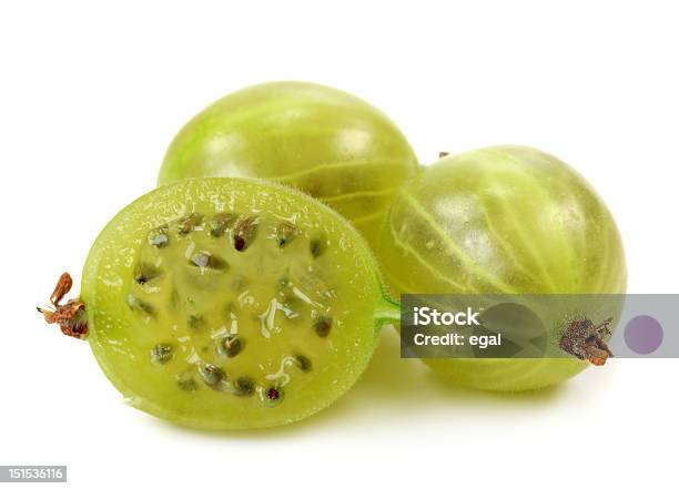 Verde Gooseberries - Fotografie stock e altre immagini di Alimentazione sana - Alimentazione sana, Cibo, Colore verde