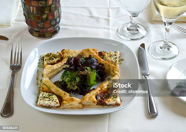 French Pizza Stock Photo - Download Image Now - Above, Basil, Cheese