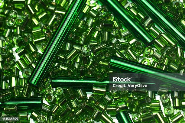 Grüne Perlen Stockfoto und mehr Bilder von Abstrakt - Abstrakt, Ansicht aus erhöhter Perspektive, Dekoration