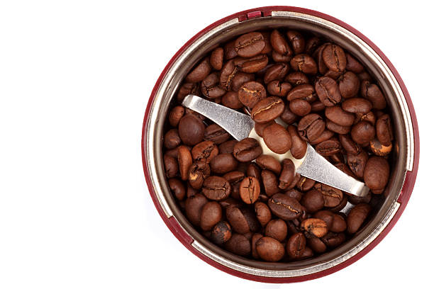 istock Old coffee grinder. The top view 151537439