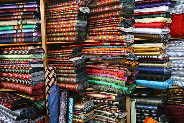 istock Fabric Bolts in Jerusalem Market 151537972