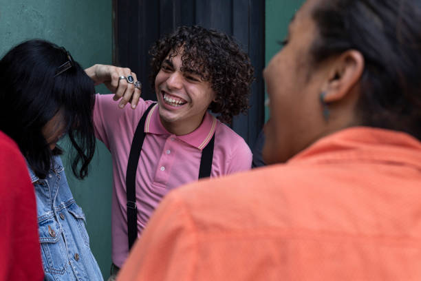 istock Group of young Latin American university students having a fun time 1515383502