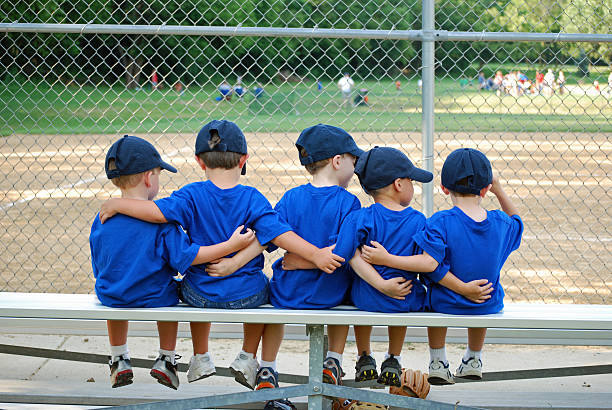 adoro il mio team - team sport foto e immagini stock