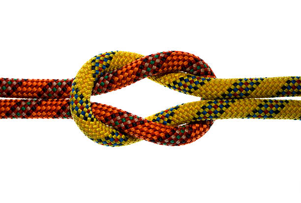 istock An orange and yellow knotted rope 151538380