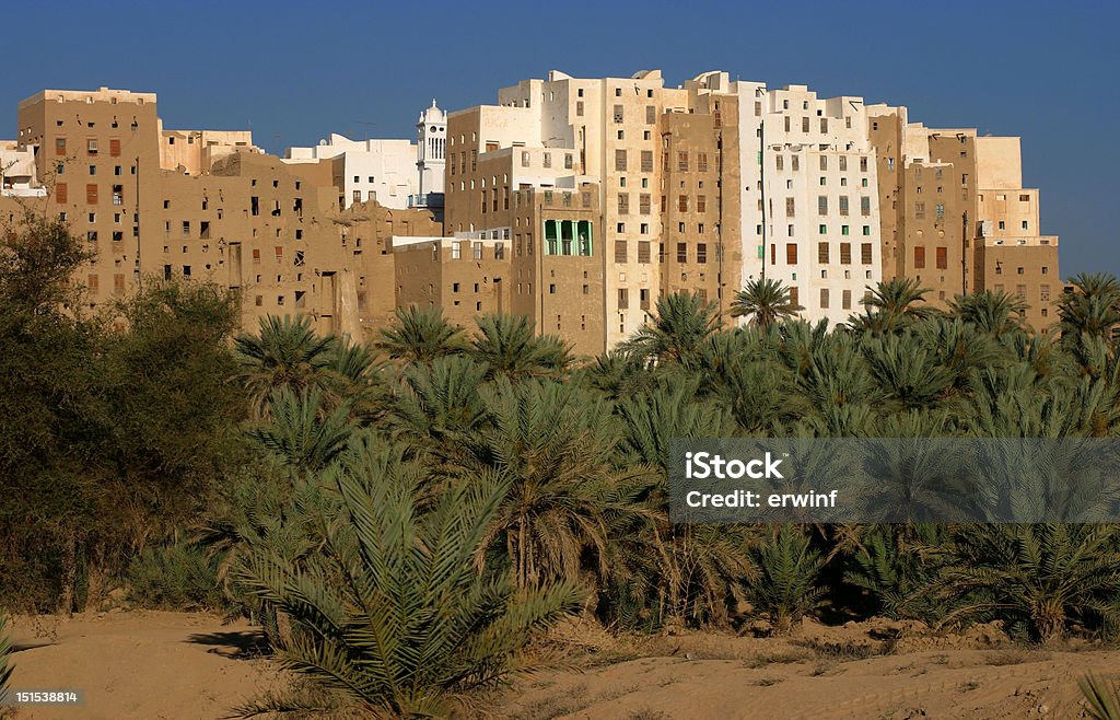 Die Stadt Shibam, Jemen - Lizenzfrei Shibam Stock-Foto
