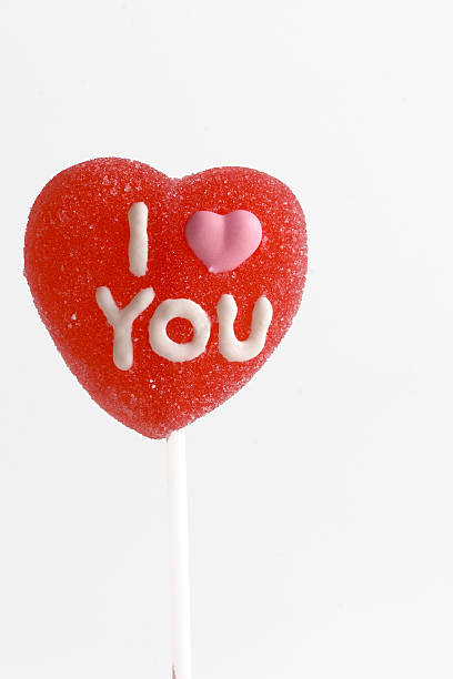 istock I LOVE U  lollipop 151541295