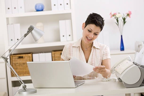 istock A businesswoman working in her home office 151541412