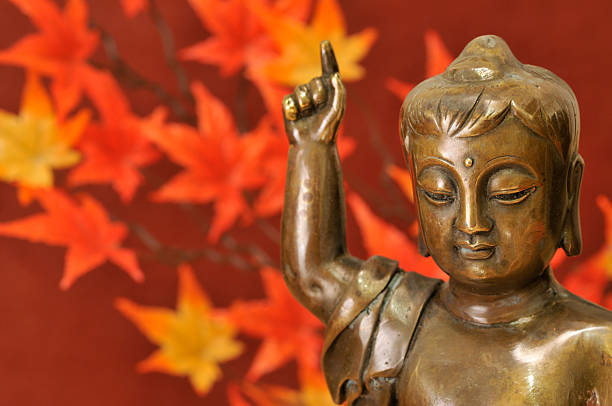 Child Buddah (close up) stock photo