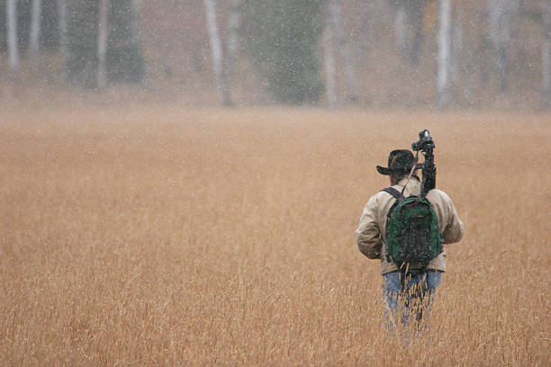 Cowboy Photographer stock photo