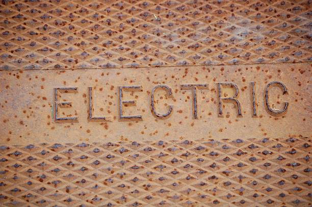 istock Electric embossed metal 151544403