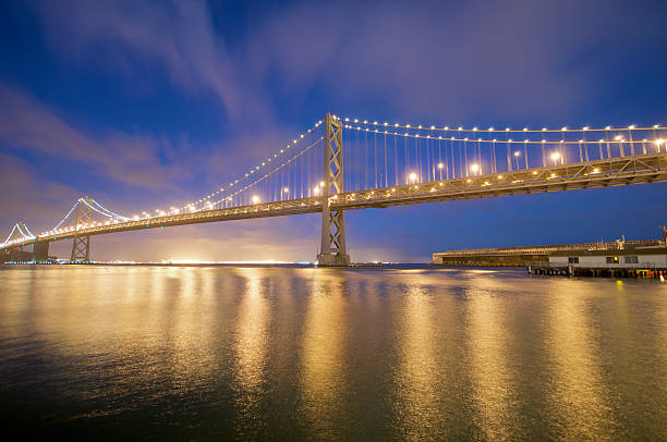 istock San Francisco Bay Bridge at night 151544443