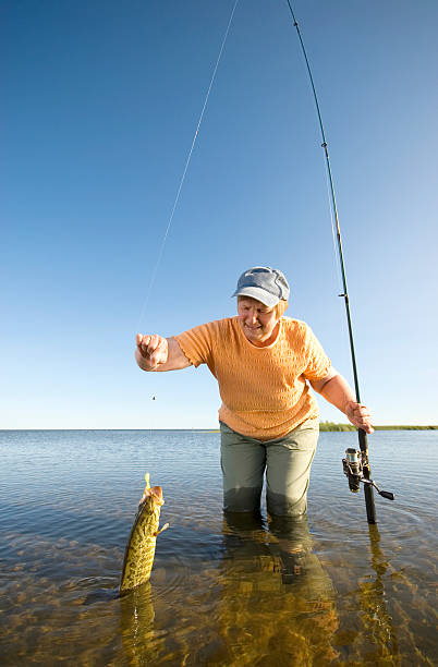 istock Fisherwoman success 151544842