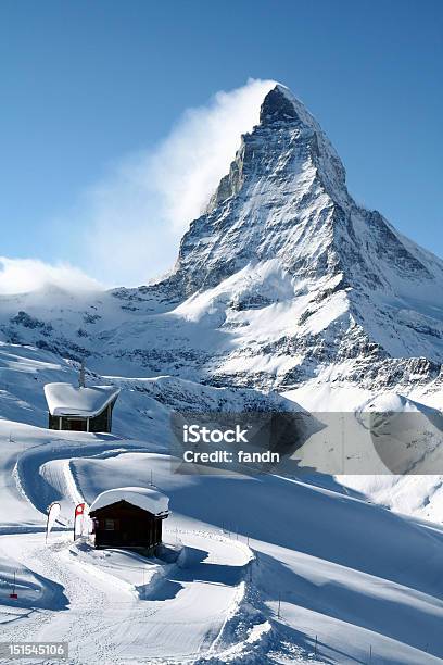 마테호른 스위스 마테호른에 대한 스톡 사진 및 기타 이미지 - 마테호른, 겨울, 체르마트