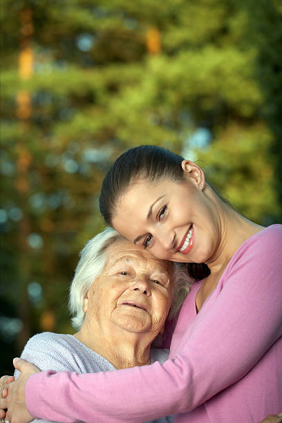 istock Young and elderly women 151545369