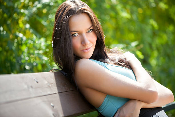 istock Young woman portrait 151546126