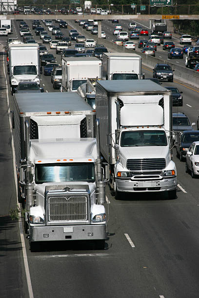 Embotellamiento en Los Ángeles - foto de stock