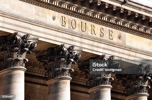 Paris Stock Exchange Stock Photo - Download Image Now - Paris - France, Stock Market and Exchange, Architectural Column