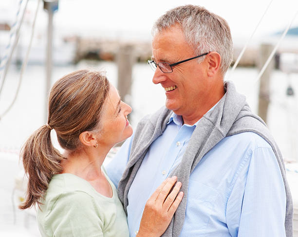 istock Happy senior couple enjoying their vacation 151546874