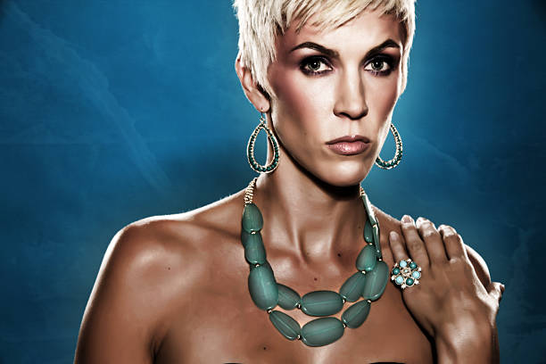 Female with Jewelry stock photo