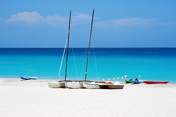 istock Watersports boats in a beach 151548139