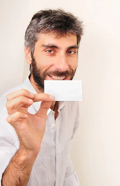 Smile and Show Your Businesscard