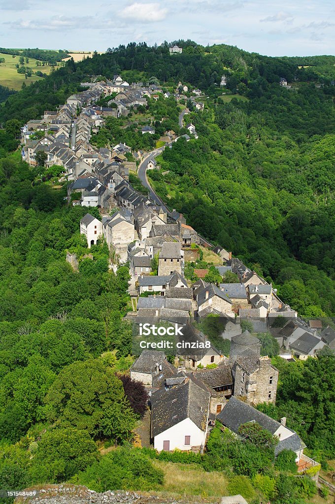 Najac, United Kingdom Medieval village of Najac, Dordogne in Central France Najac Stock Photo