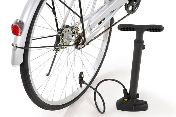 istock Bike and Bicycle Air Pump 151548530