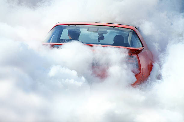 istock American car in smoke 151548652