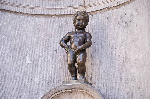 Manneken Pis stock photo