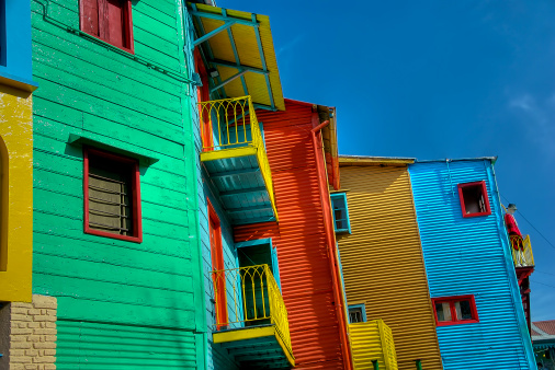 Caminito Street, in La Boca, this is one of the most visited tourist attractions in Buenos Aires