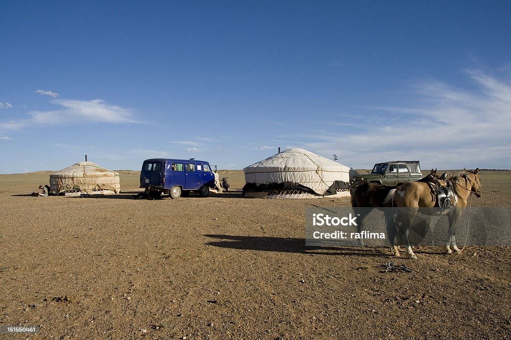 Mongolische Landschaft - Lizenzfrei Asien Stock-Foto