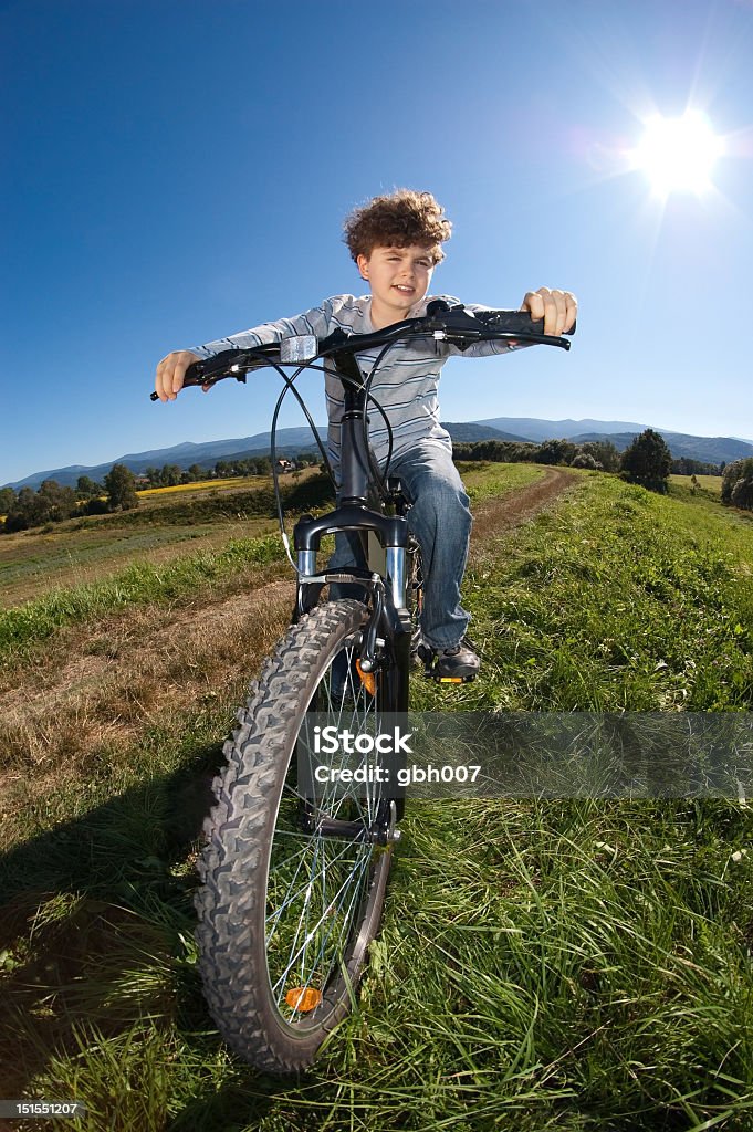 Junge Radfahrer - Lizenzfrei 12-13 Jahre Stock-Foto